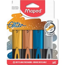 Tekstmarker MAPD metallic glitter (4) produktbilde