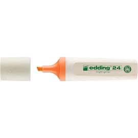 edding Överstrykningspenna, 24 EcoLine, platt pennkropp, mejselformad spets, 2–5 mm linjebredd, orange produktfoto