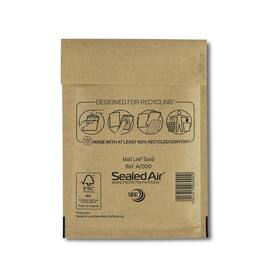 Mail Lite® Luftpolsterversandtasche, A/000, 110x160mm, braun, 100 Stück pro Packung Artikelbild