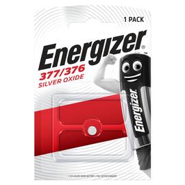 Energizer Klockbatteri av silveroxid 377/376, knappbatter produktfoto
