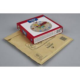Mail Lite® Luftpolsterversandtasche für DVDs, E/2, 220x260mm, braun, 100 Stück pro Packung Artikelbild