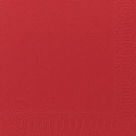 Serviett DUNI 3L 33cm rød (125) produktbilde