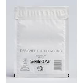 Mail Lite Tuff® Luftpolsterversandtasche reißfest, A5, 150x210 mm, weiß, 100 Stück pro Packung Artikelbild