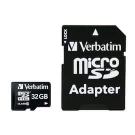 Minne VERBATIM MICRO SDHC 32GB produktbilde