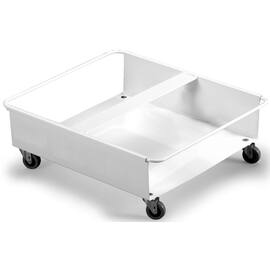 Vogn DURABLE for 2stk avf.beh. 60L hvit produktbilde