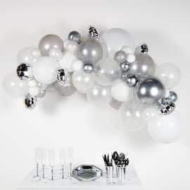 Ballong AMSCAN girlander sølv (66) produktbilde