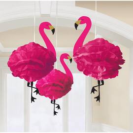 Dekor AMSCAN 495 cm papir flamingo (3) produktbilde