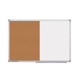 Legamaster Kombiboard ECONOMY, Whiteboad und Pinwand in einem, braun/weiss, 900x1200mm, 1 Stück Artikelbild