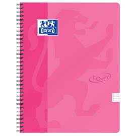 Notatbok OXFORD Touch A4+ 90g rut rosa produktbilde