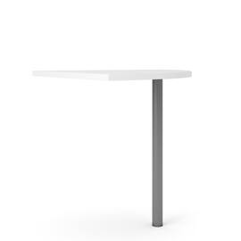 Bordplate PRIMA hjørne 80x80cm hvit produktbilde