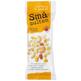 Nøtter Polly Småsulten Frukt 60 gr produktbilde