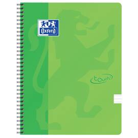Notatbok OXFORD Touch A4+ 90g lin grønn produktbilde
