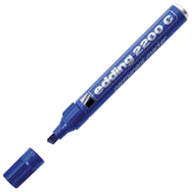 edding Märkpenna 2200 C, permanent, snedskuren spets, 1–5 mm, blå produktfoto