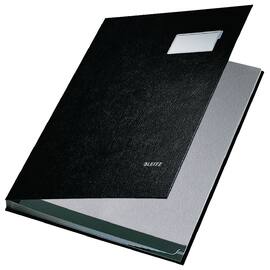 Leitz Unterschriftsmappe, PP-kaschiert, A4, 10 Fächer, schwarz Artikelbild