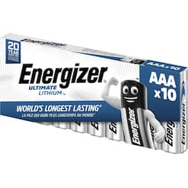 Energizer Batteri Ultimate, litiumbatterier AAA 1,5V, ej laddningsbara produktfoto