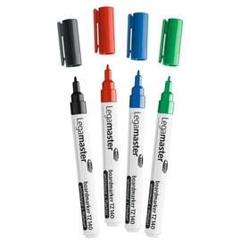 Legamaster Boardmarker TZ140, Whiteboardmarker, Flipchartmarker, 1 mm, Rundspitze, nachfüllbar, farblich sortiert, 4er-Set, 1 Packung Artikelbild
