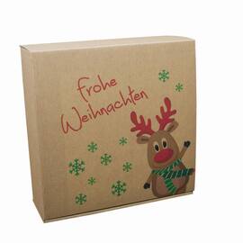 EURO®PACK Geschenkbox Rudi, Amsterdam Allround M, 250x240x120mm, natur, 1 Stück Artikelbild