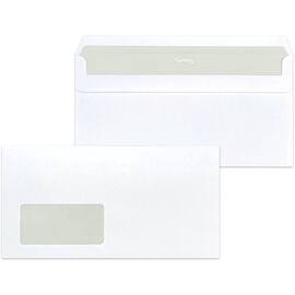 Lyreco Briefumschlag, Fenster links, selbstklebend, kompakt, 235x125mm, 80g/m², weiß, 1000 Stück Artikelbild