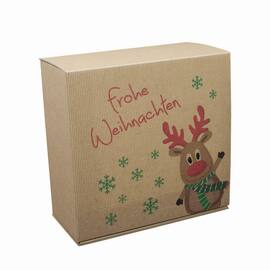EURO®PACK Geschenkbox Rudi, Amsterdam Allround S, 200x190x100mm, natur, 1 Stück Artikelbild