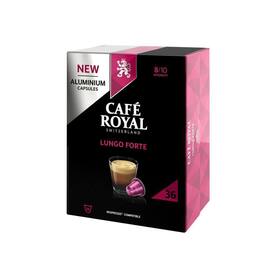 CAFÉ ROYAL Lungo Forte Pads für Nespresso Professional Maschinen, Aluminium Kapseln, kräftig, koffeinhaltig, pink, 36 Pads Artikelbild