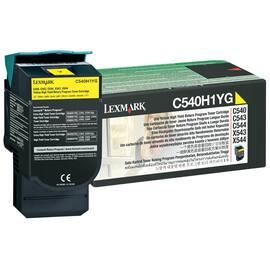 Toner LEXMARK C540H1YG 2K gul produktbilde