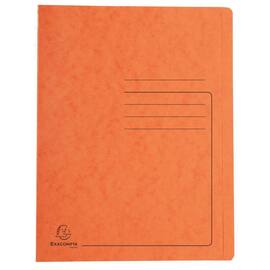 Exacompta Schnellhefter, Colorspankarton, 355 g/m², 1/1 Vorderdeckel, kaufmännische Heftung, A4, 240x320mm, orange, 1 Stück Artikelbild