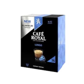 CAFÉ ROYAL Lungo Pads für Nespresso Professional Maschinen, Aluminium Kapseln, koffeinhaltig, blau, 36 Pads Artikelbild