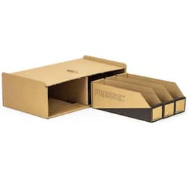 Pressel Kleinteile-Magazin Braun/Schwarz, 60 x Boxen 65mm + 10 x Korpus, 1 Set (vorher Art.Nr. 9245) Artikelbild