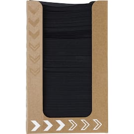 Serviett DUNISOFT 20cm sort m/disp (100) produktbilde
