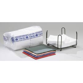 Duni Economy-engångsservett, 1-lagers, enfärgad, 33 cm, vit produktfoto