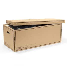 Pressel Jumbo-Box, Lagerkiste, Aufbewahrungskarton, Natur XL, 818x370x320mm, 10 Stück Artikelbild