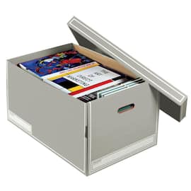 Pressel Jumbo-Box, Lagerkiste, Aufbewahrungskarton, Grau, 600x370x320mm, 10 Stk Artikelbild