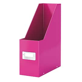 Leitz Stehsammler Click & Store WOW, Hartpappe, Einsteckrückenschild, mit Griffloch, A4, 103x253x330mm, pink, 1 Stück Artikelbild