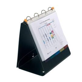 Exacompta Tischflipchart Exactive® Exashow, Präsentationsringbuch, A4 quer, PP, schwarz, 1 Stück Artikelbild