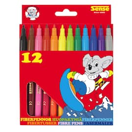 Sense Fiberpenna 12 färger produktfoto