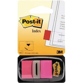 Post-it® Index-Haftstreifen 25,4x43,2 mm, Pink Artikelbild
