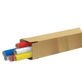 Pressel Faltkarton 1-wellig, braun, Versandkarton, Faltschachtel, 100x100x700mm, 20 Stück Artikelbild