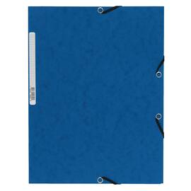 Strikkmappe EXACOMPTA A4 3 kl 355g blå produktbilde