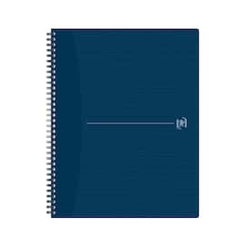 Notatbok OXFORD Origins A4+ rut 90g blå produktbilde