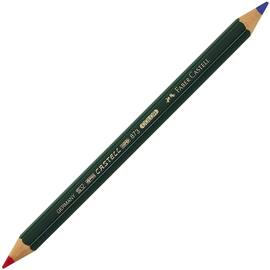 Fargeblyant FABER-CASTELL tykk rød/blå produktbilde