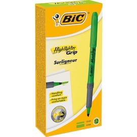 BIC® Överstrykningspenna med rund pennkolv, vattenbaserat bläck, 1,6–3,4 mm, fluorescerande grön produktfoto