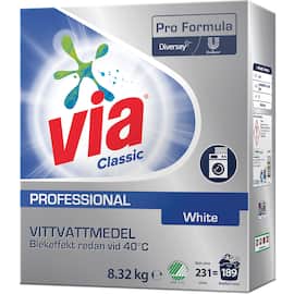 VIA Tvättmedel Pro Formula White 8,32kg produktfoto