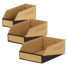 Pressel Lagersichtboxen Braun/Schwarz, 3x20 Boxen sortiert, 3 verschiedene Größen (vorher Art.Nr. 921) Artikelbild