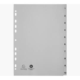 Register EXACOMPTA FOREVER A4 1-10 grå produktbilde