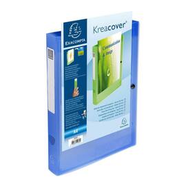Dokumentboks EXACOMPTA PP A4 blå produktbilde