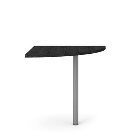 Bordplate PRIMA hjørne 80x80cm sortask produktbilde