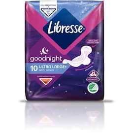 Libresse Binda Ultra Large+ Wings Goodnight produktfoto
