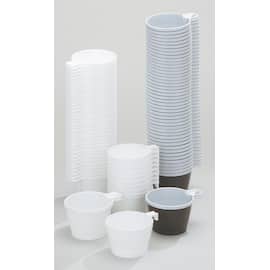 Kaffekopp plast m/hank 21cl hvit (50) produktbilde