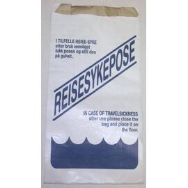Reisesykepose m/trykk hvit (1000) produktbilde