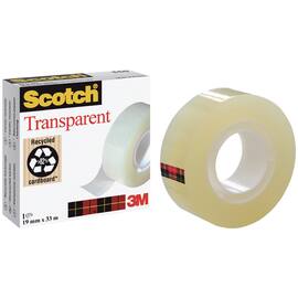 Scotch® Klebeband 550, selbstklebend, 12mmx33m, transparent, 1 Rolle Artikelbild